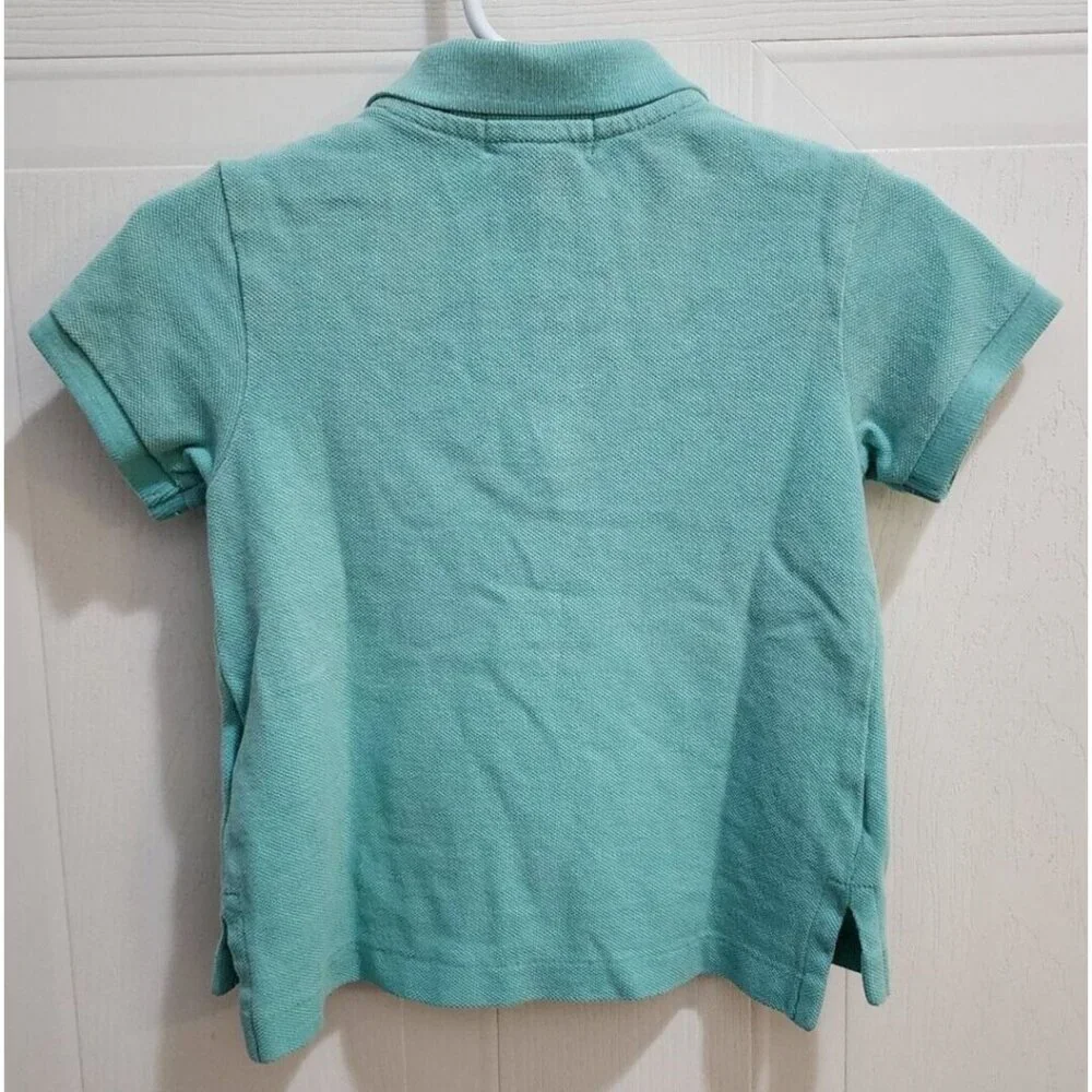 Polo by Ralph Lauren Light Blue Big Embroidered Pony Logo Polo Shirt Size‎ 12M